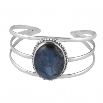 Pure silver blue fire labradorite jewellery